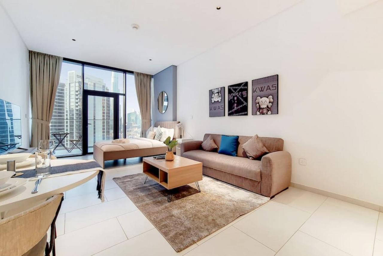 Marquise Square Tower, Business Bay - Bright Studio 두바이 외부 사진